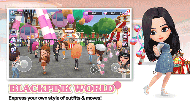 blackpink the game截图